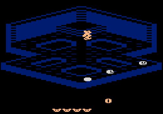 Crystal Castles - Atari 2600 game screenshot (1984) by Atari